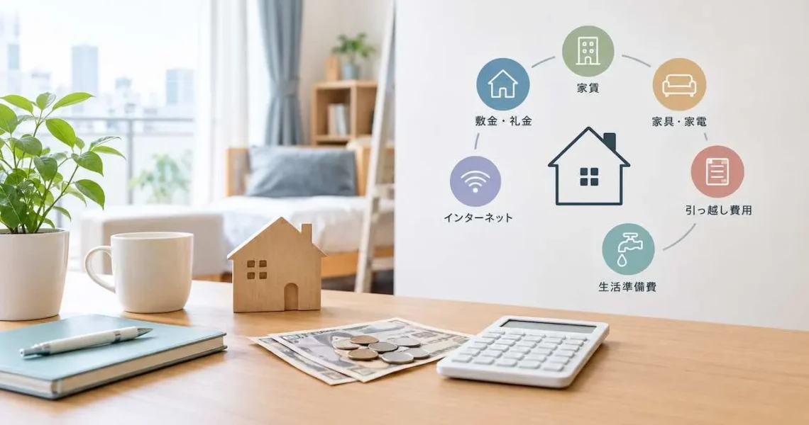 一人暮らしの初期費用、内訳と相場